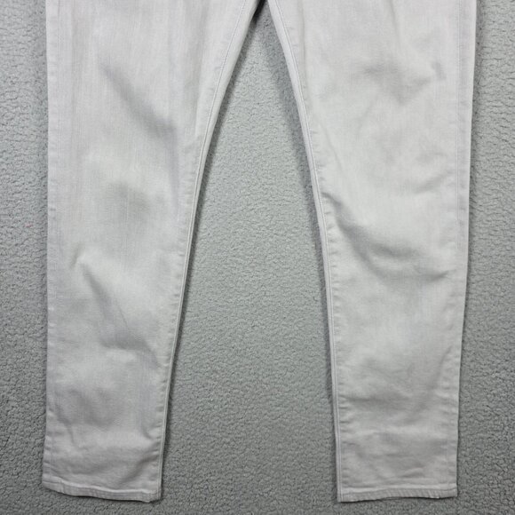 AG Adriano Goldschmeid Jeans Mens Size 31x34 Silver Slim Straight Stretch Denim - Picture 3 of 13